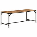 Eettafel Massief Hout Ruw Mangohout