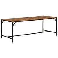Eettafel Massief Hout Ruw Mangohout