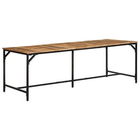 Eettafel Massief Hout Ruw Mangohout