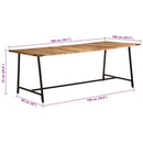 Eettafel Massief Mangohout