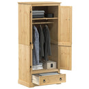 Kasten Met Lade 76 X 50 X 170 Cm Massief Grenenhout