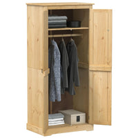 Kasten Met Plank 76 X 50 X 170 Cm Massief Grenenhout