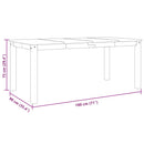 Eettafel Panama 180X90X75 Cm Massief Grenenhout