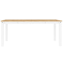 Eettafel Panama 180X90X75 Cm Massief Grenenhout Wit