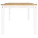 Eettafel Panama 180X90X75 Cm Massief Grenenhout Wit