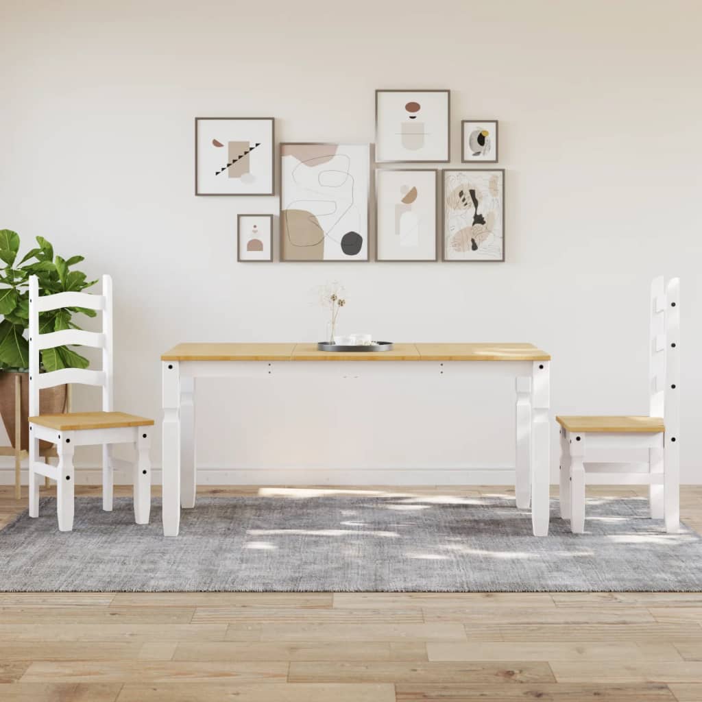 Eettafel Corona 160X80X75 Cm Massief Grenenhout