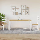 Eettafel Corona 160X80X75 Cm Massief Grenenhout