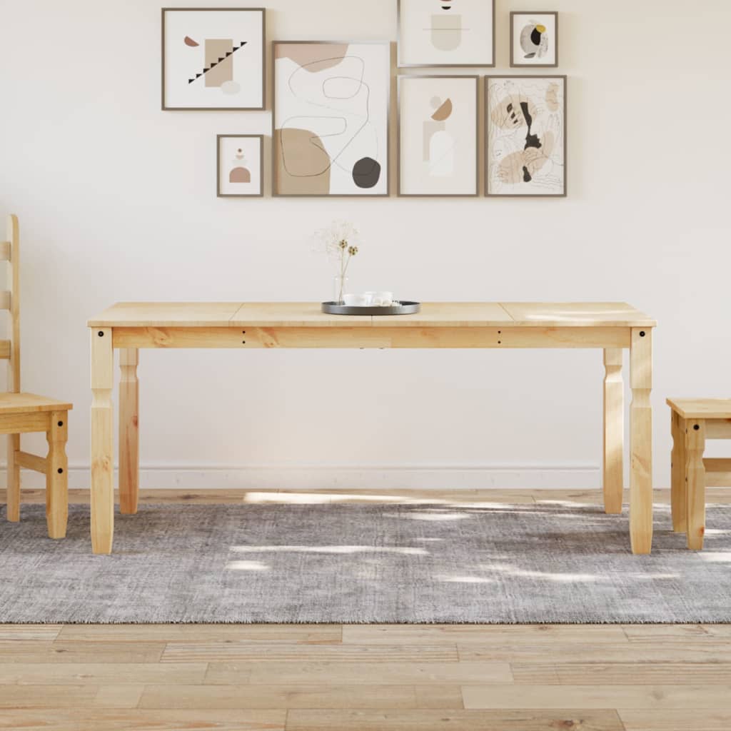 Eettafel Corona 160X80X75 Cm Massief Grenenhout
