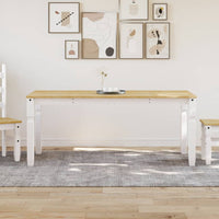 Eettafel Corona 160X80X75 Cm Massief Grenenhout