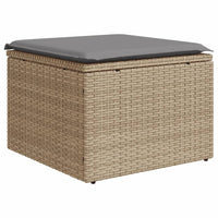 11-Delige Tuinset Met Kussens Poly Rattan