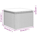 11-Delige Tuinset Met Kussens Poly Rattan
