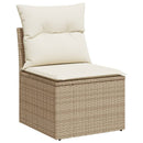 11-Delige Tuinset Met Kussens Poly Rattan