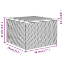 11-Delige Tuinset Met Kussens Poly Rattan