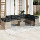 1 Tuinset Met Kussens Poly Rattan