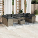 1 Tuinset Met Kussens Poly Rattan