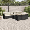 1 Tuinset Met Kussens Poly Rattan
