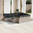 1 Tuinset Met Kussens Poly Rattan