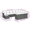 Tuinset Met Kussens Poly Rattan