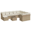 Tuinset Met Kussens Poly Rattan