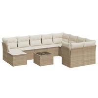 Tuinset Met Kussens Poly Rattan