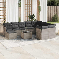 Tuinset Met Kussens Poly Rattan