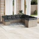 1 Tuinset Met Kussens Poly Rattan