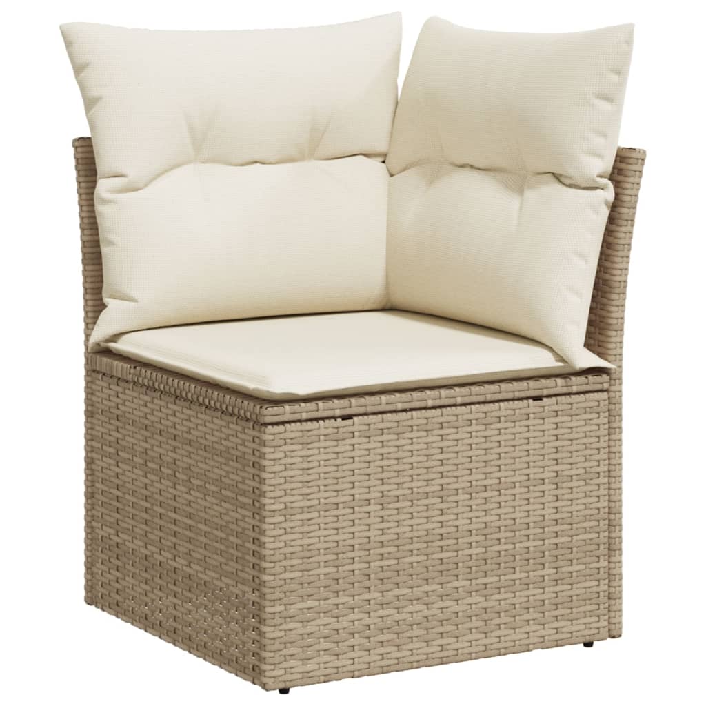 11-Delige Tuinset Met Kussens Poly Rattan