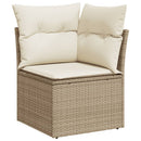 11-Delige Tuinset Met Kussens Poly Rattan