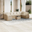 1 Tuinset Met Kussens Poly Rattan