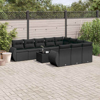 1 Tuinset Met Kussens Poly Rattan