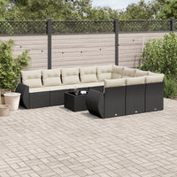 1 Tuinset Met Kussens Poly Rattan