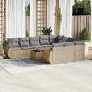 1 Tuinset Met Kussens Poly Rattan