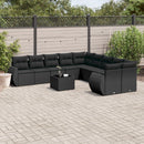 1 Tuinset Met Kussens Poly Rattan