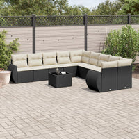1 Tuinset Met Kussens Poly Rattan