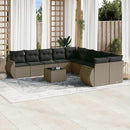 1 Tuinset Met Kussens Poly Rattan