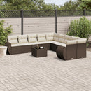 1 Tuinset Met Kussens Poly Rattan