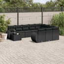 1 Tuinset Met Kussens Poly Rattan