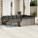 1 Tuinset Met Kussens Poly Rattan