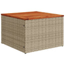 1 Tuinset Met Kussens Poly Rattan