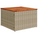1 Tuinset Met Kussens Poly Rattan