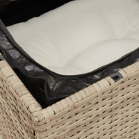 1 Tuinset Met Kussens Poly Rattan