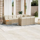 1 Tuinset Met Kussens Poly Rattan