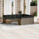 1 Tuinset Met Kussens Poly Rattan