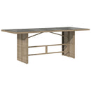 9-Delige Tuinset Met Kussens Poly Rattan