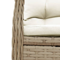 9-Delige Tuinset Met Kussens Poly Rattan