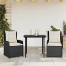5-Delige Tuinset Met Kussens Poly Rattan
