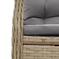 5-Delige Tuinset Met Kussens Poly Rattan