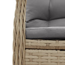 5-Delige Tuinset Met Kussens Poly Rattan