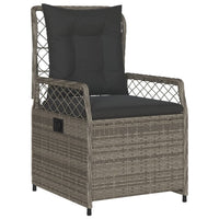 3-Delige Tuinset Met Kussens Poly Rattan