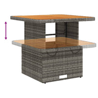 3-Delige Tuinset Met Kussens Poly Rattan